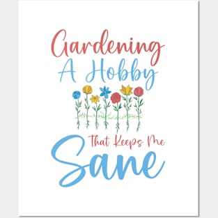 Gardening Botany Florist Planting Hobby Gardener Posters and Art